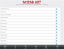 Tablet Screenshot of akwab-art.com
